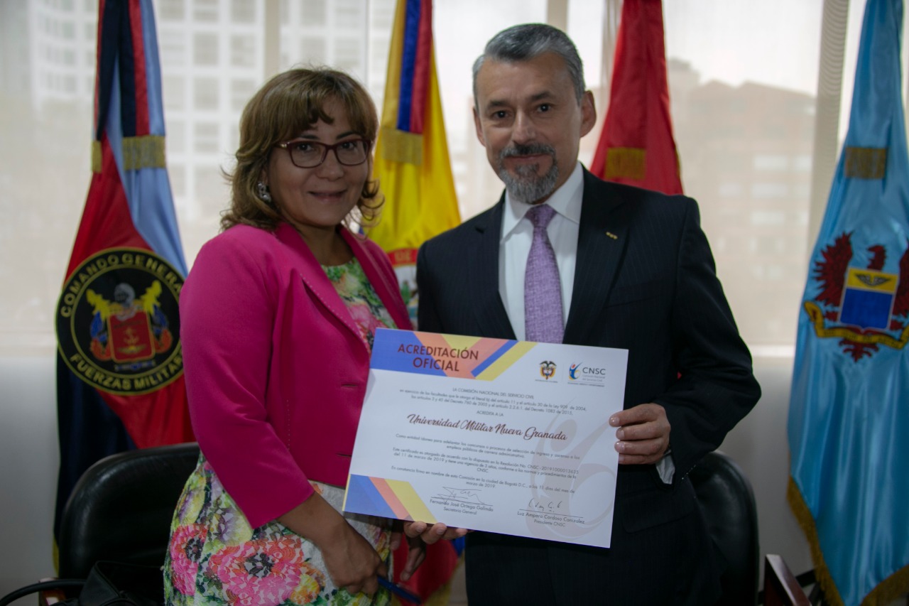Universidad Militar acreditada por la CNSC para adelantar concursos de merito