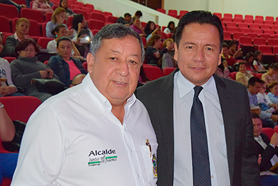 Fotografía Alcalde del Municipio de Fusagasugá Luis Antonio Cifuentes, y Comisionado Presidente CNSC Jose Ariel Sepúlveda